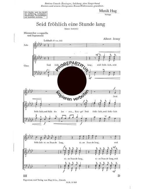 Seid fröhlich eine Stunde